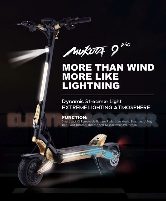 Mukuta 9 Plus Electric Scooter 15.6 AH